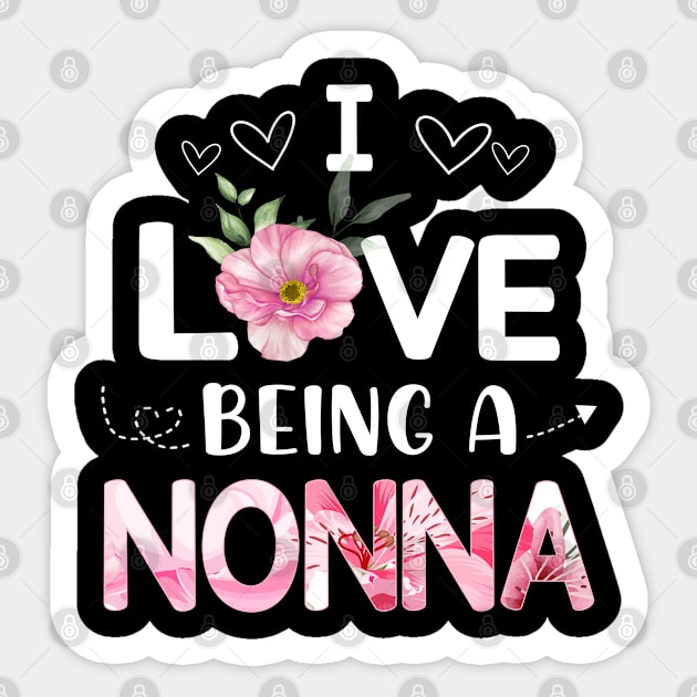 i love being a nonna Sticker by Leosit